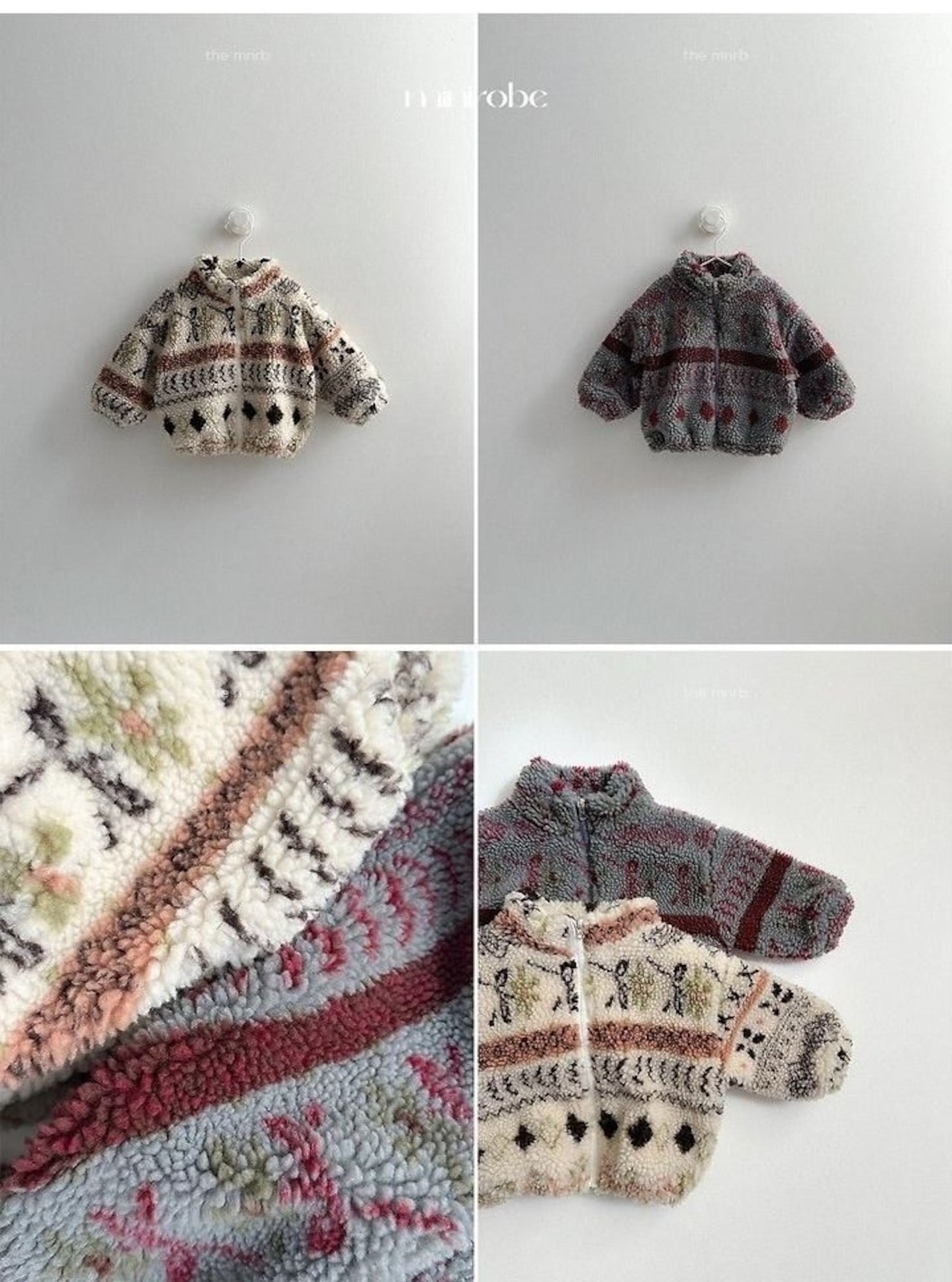 〖取寄〗韓国子供服 / 26winter / minirobe / エディボアジップアップ / キッズ *S~XL*