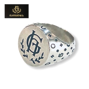 【GLAD HAND JEWELRY】グラッドハンド ジュエリーFAMILY CREST RING ファミリークレストリング　シルバー925