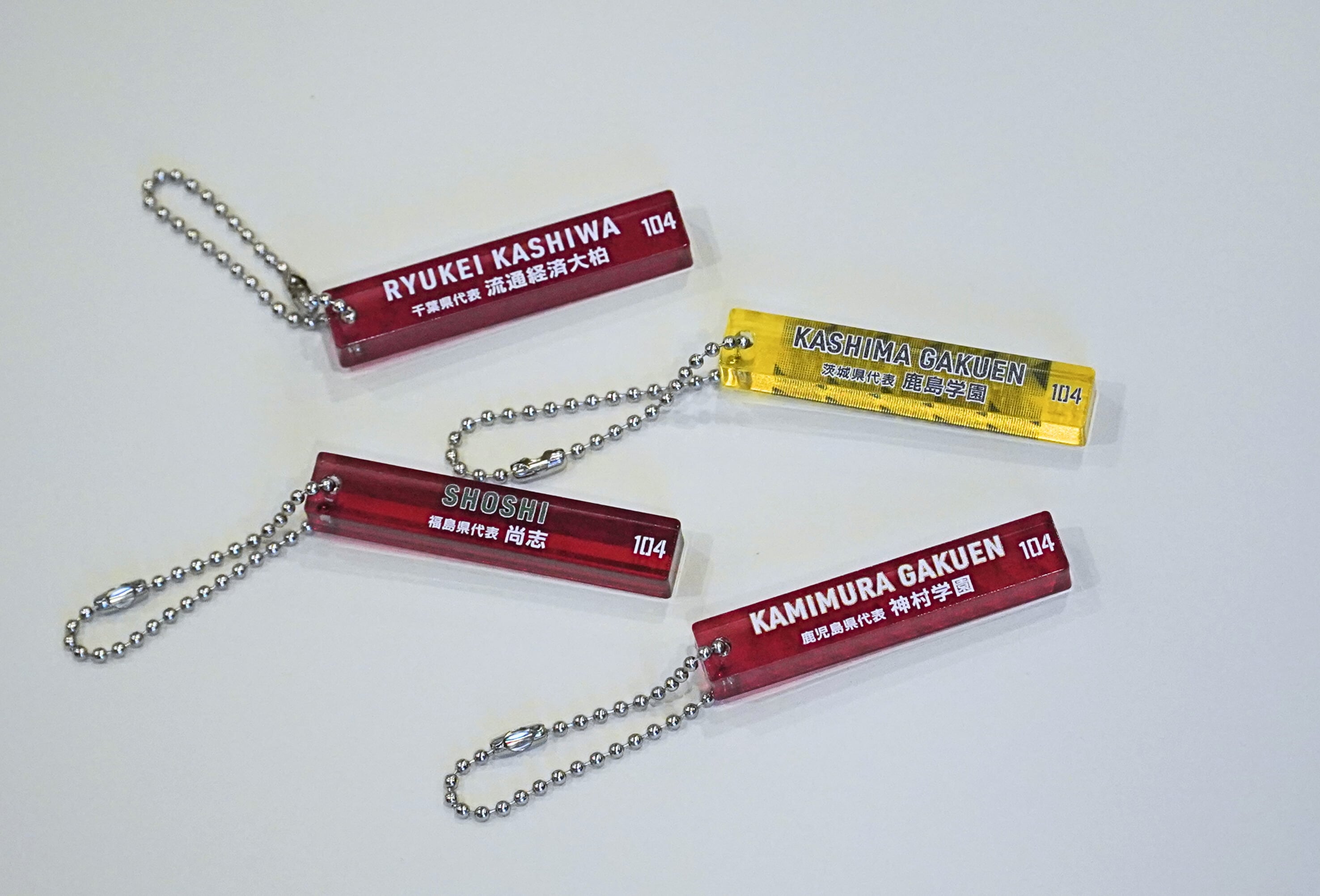 ☆学校を選べる！☆代表校ホテルキー型アクリルキーホルダー〈関東ver