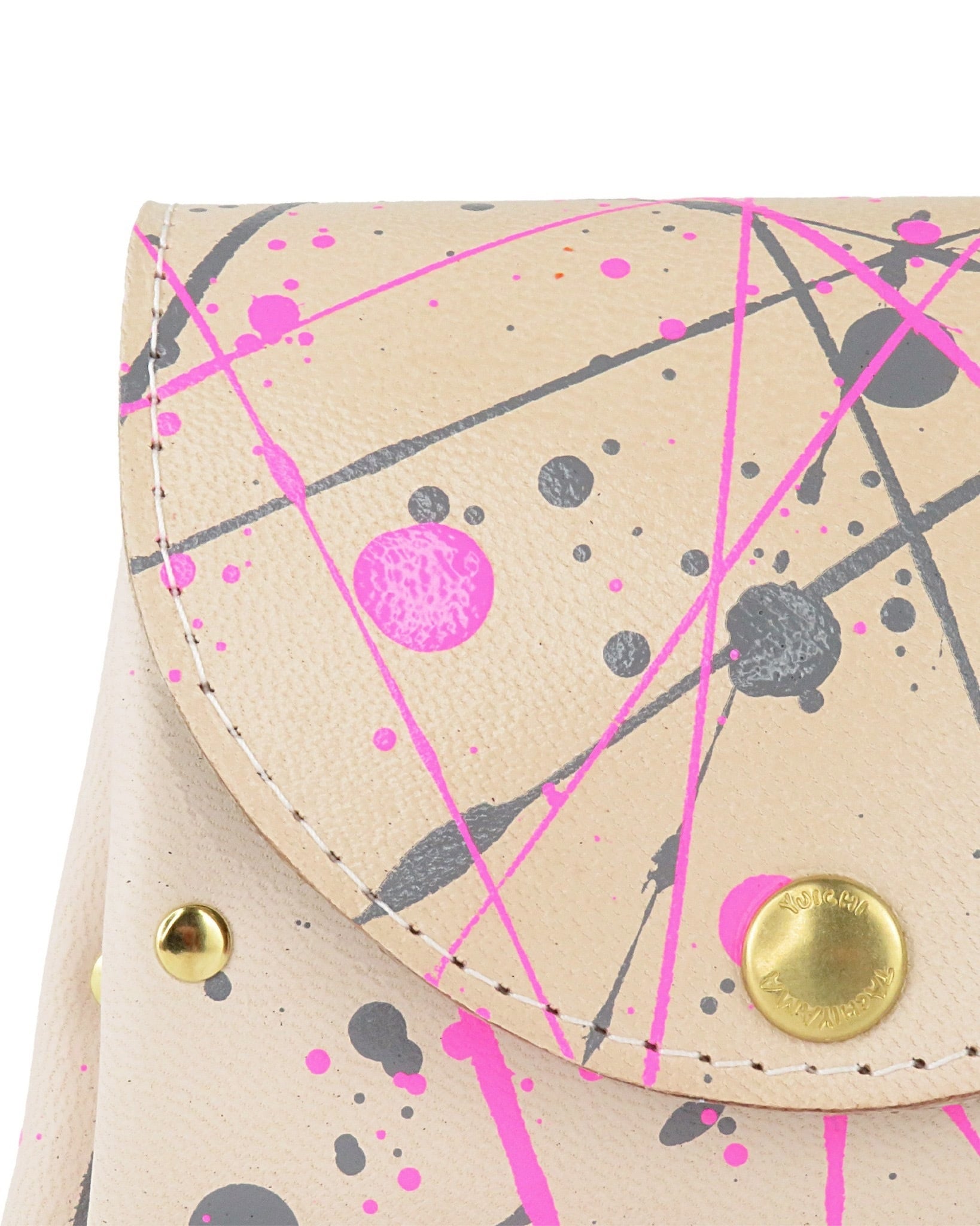 アコーディオンウォレットver.2｟スプラッシュ/ピンク×グレー