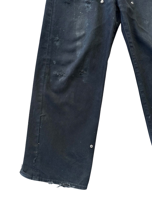 DUMMY KNEE DESTROY DENIM PANTS VINTAGE WASH