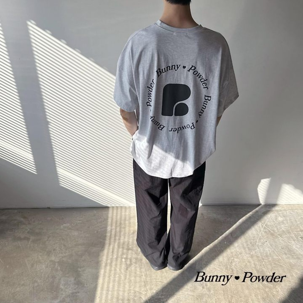 [Bunny Powder] (Planning) Bunny Short sleeve T-shirt / [버니파우더] 기획)버니반팔티