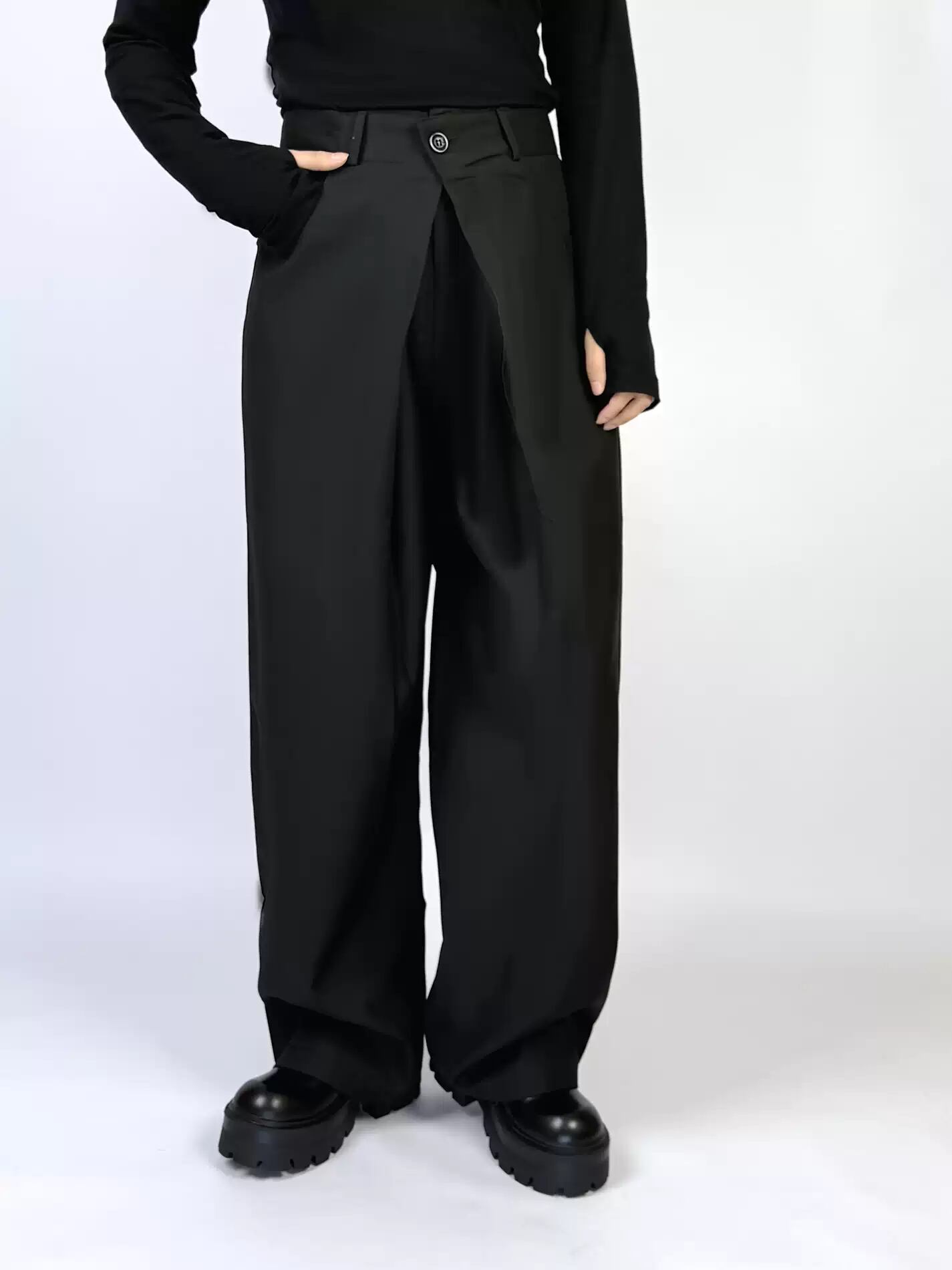 【ORV0165】Deconstructed Wide Leg Trousers