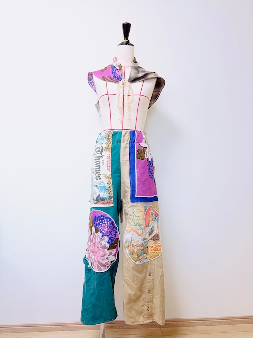 Vintage Tapestry Patch Pants
