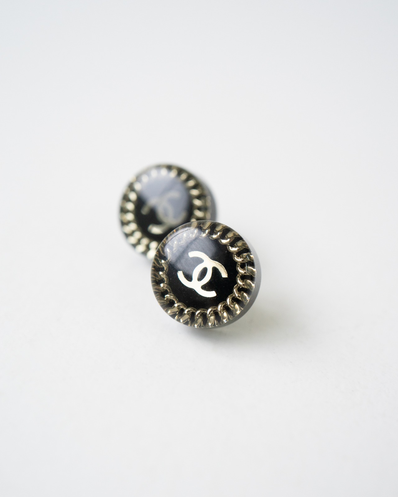 〈CHANEL〉CC Mark Circle Earrings 2009SS
