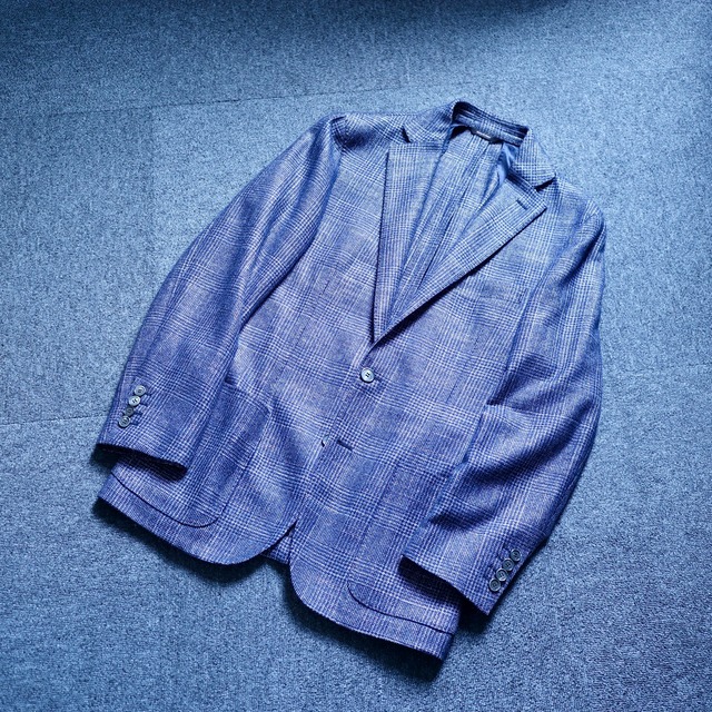Loro Piana CASHMERE / SILK GLENCHECK JACKET《48》