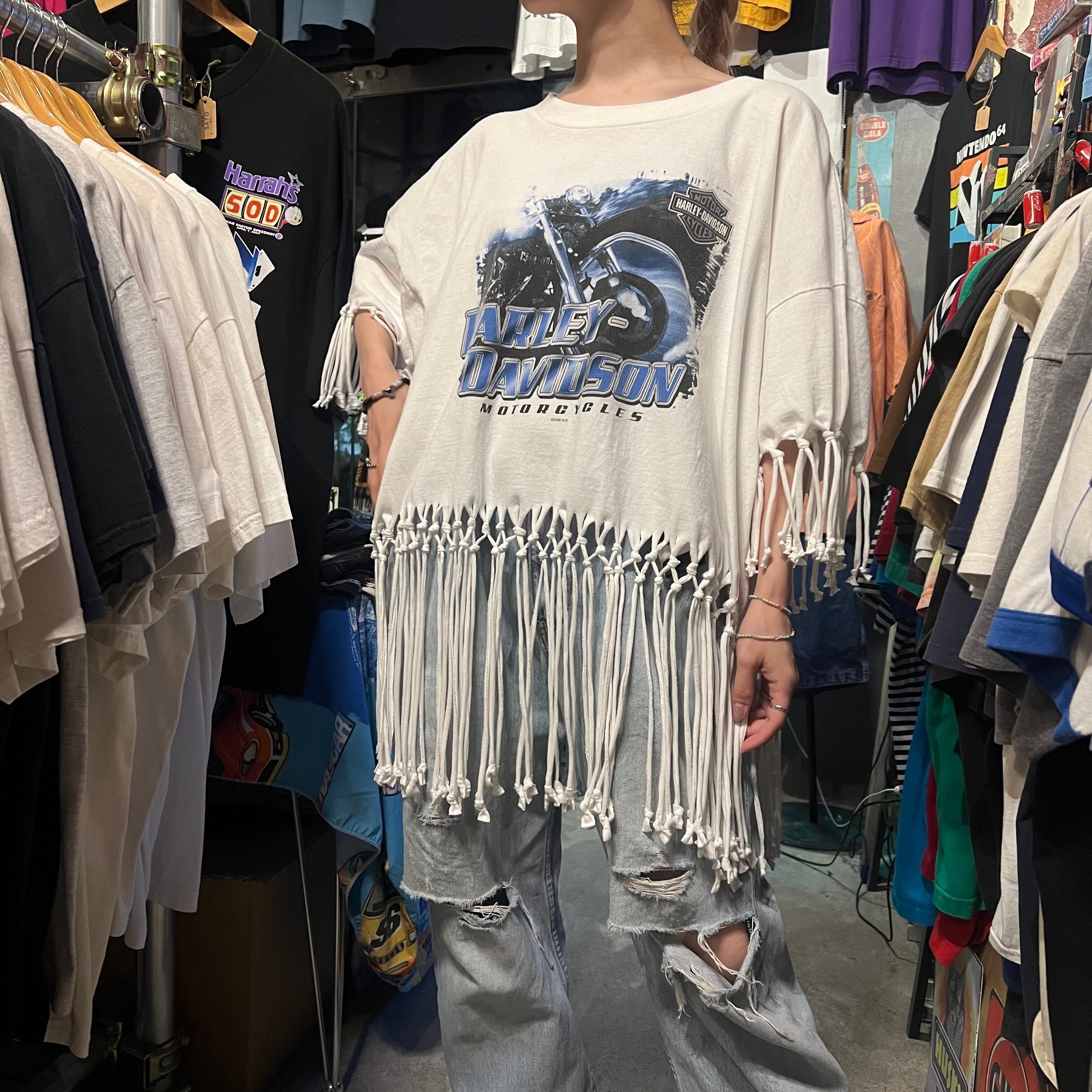 リメイク / Harley-Davidson / 00s / フリンジリメイクTシャツ | 古着