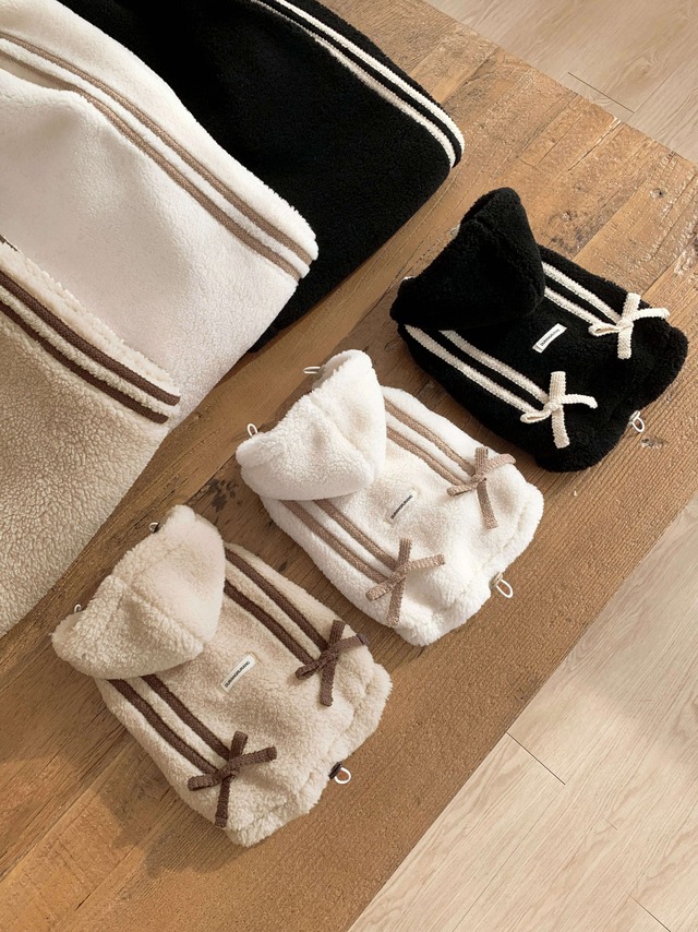 【送料無料】お散歩からお出掛けまで親子ペアコーデ(飼い主様用CREAM)