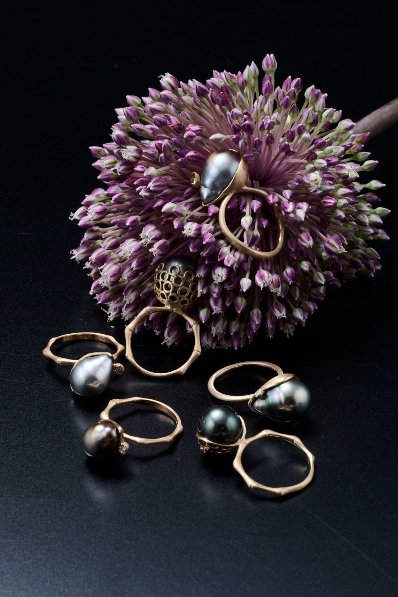 K10 South Sea baroque Pearl (Cradie Ring)