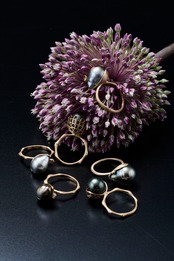K10 South Sea baroque Pearl (Cradie Ring)