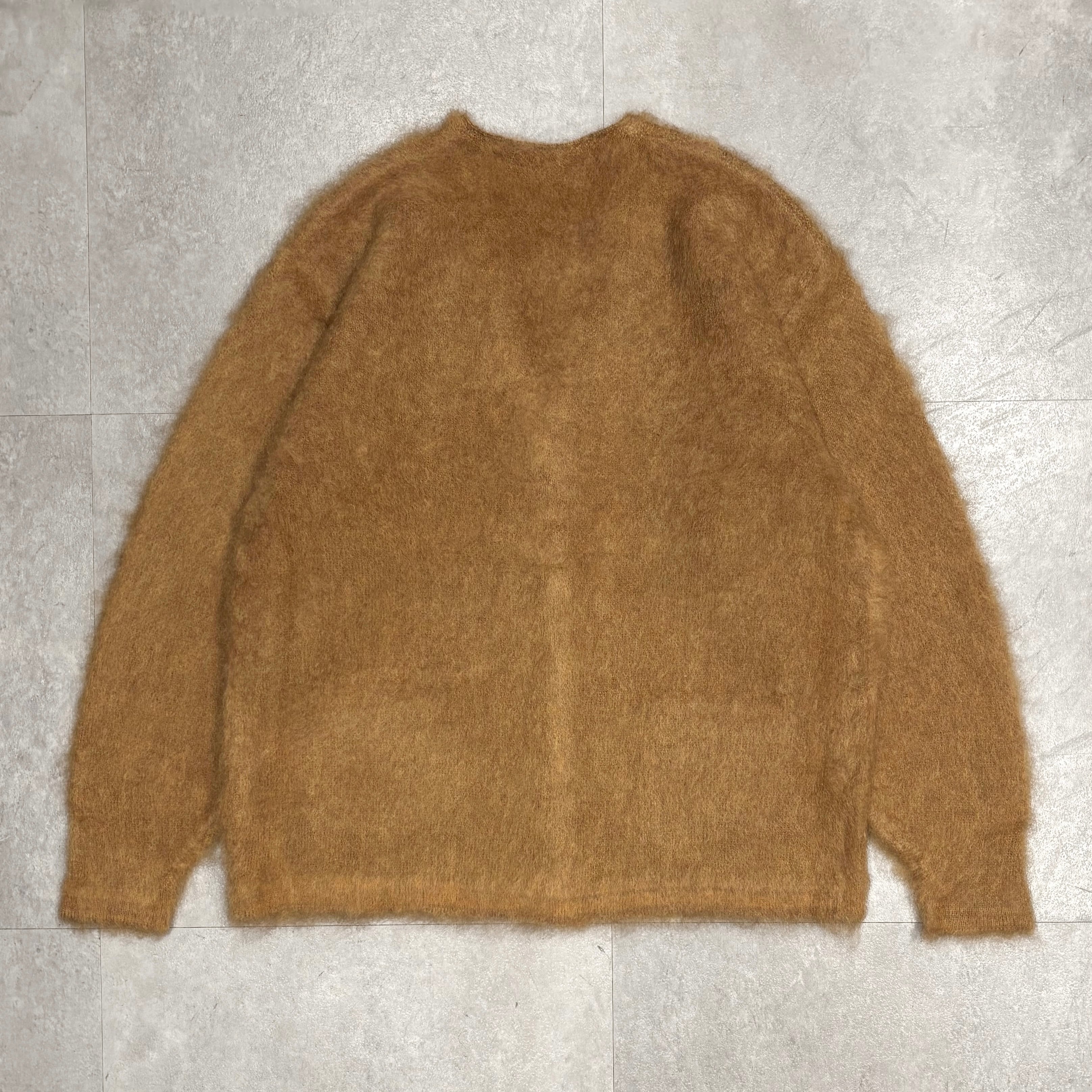 新品 別注A.R.P.®︎ モヘアカーディガン マスタード ライトブラウン　M A.R.P.®︎ 