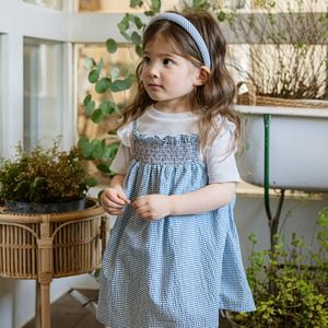 少量再販夏チェック柄キャミソールワンピース