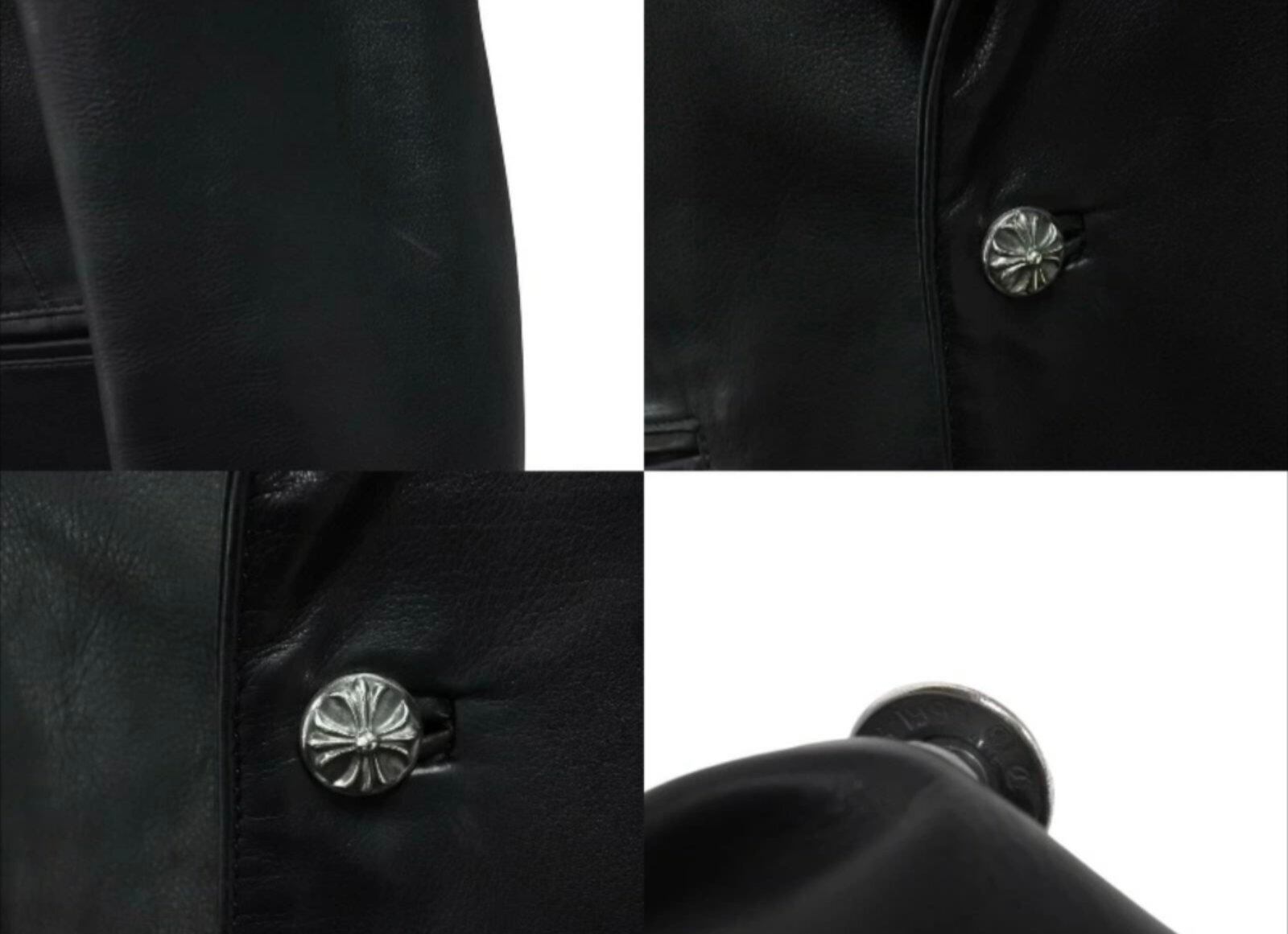 CHROME HEARTS クロムハーツ 1Bクロスボール テーラード レザー