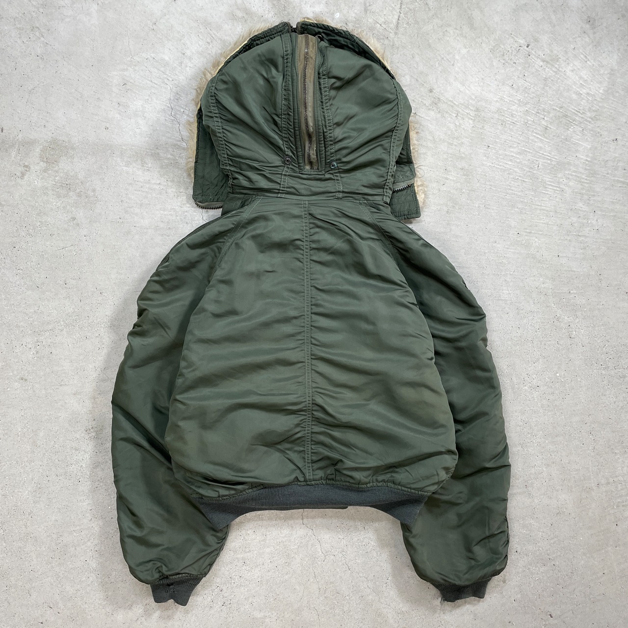 81年納品 U.S.AIR FORCE 米軍実品 N-2B フライトジャケット メンズL 