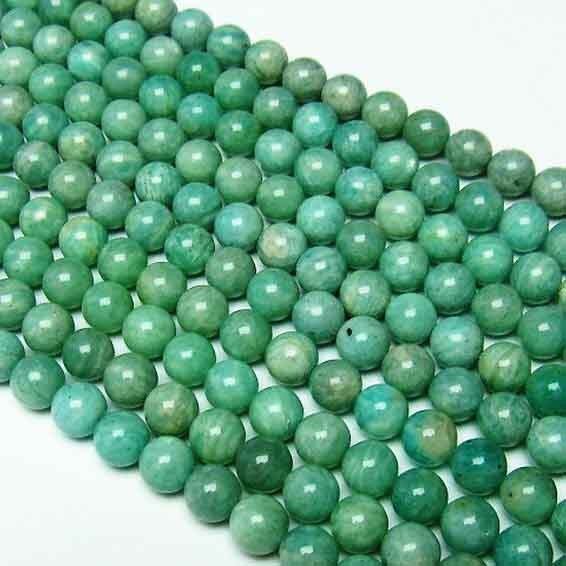 アマゾナイト 一連 8mm [M便 1/5] 714-71