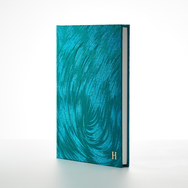 【HONcept】テキスタイルノート Costume fabric（衣装）　宮下織物  　8 　Ocean Green（オーシャングリーン）