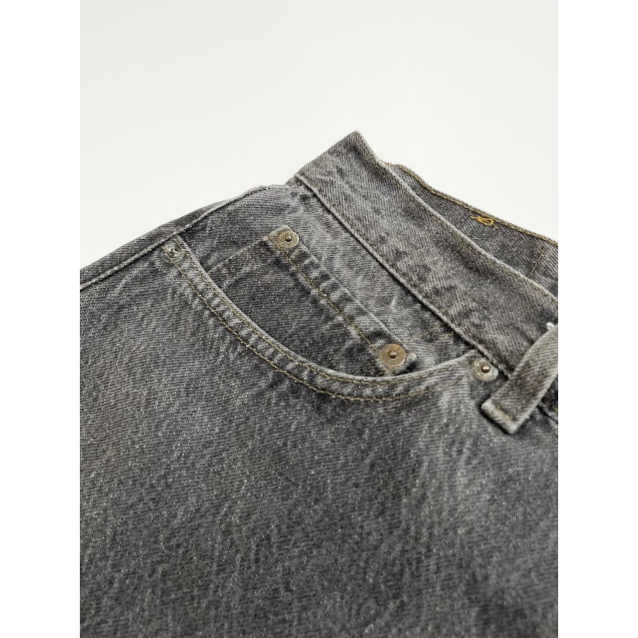 90s Levi’s 501-0658 BLACK DENIM PANTS MADE IN USA  Size W32L32→W31L32
