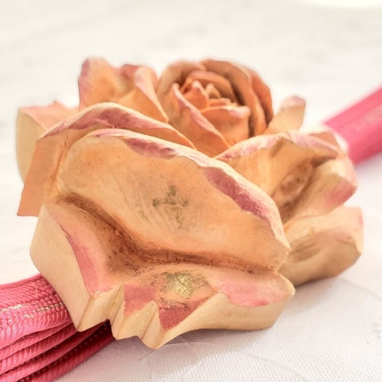 梨園のお持ち物　能面に寿　柘植の帯留　完全一点物　特注品 梨園のお持ち物 能面に寿 柘植の帯留 完全一点物 特注品