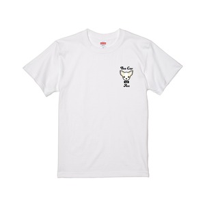 ビーキャブオリジナルチワワデザインワンポイントプリントTシャツ【ヒト用】