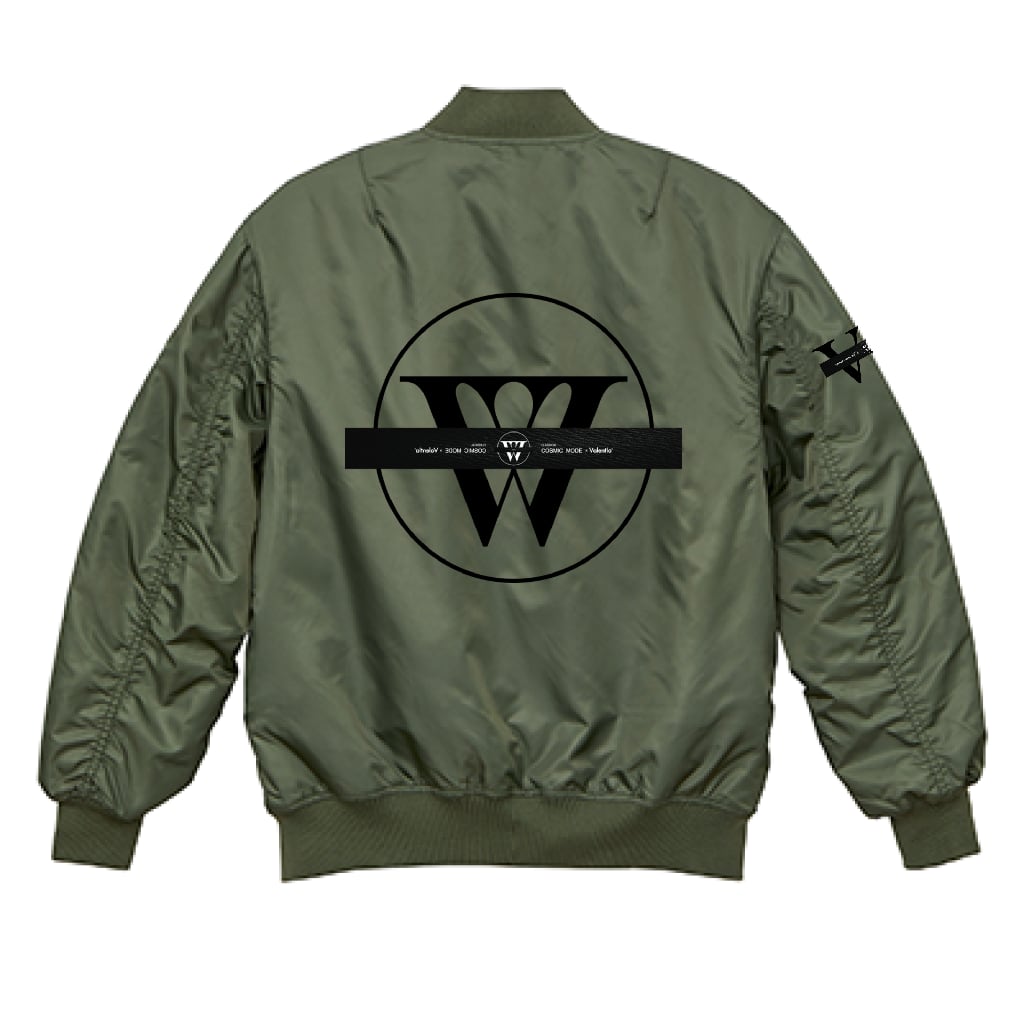 （両面印刷）United Athle タイプ MA-1 ジャケット（中綿入）