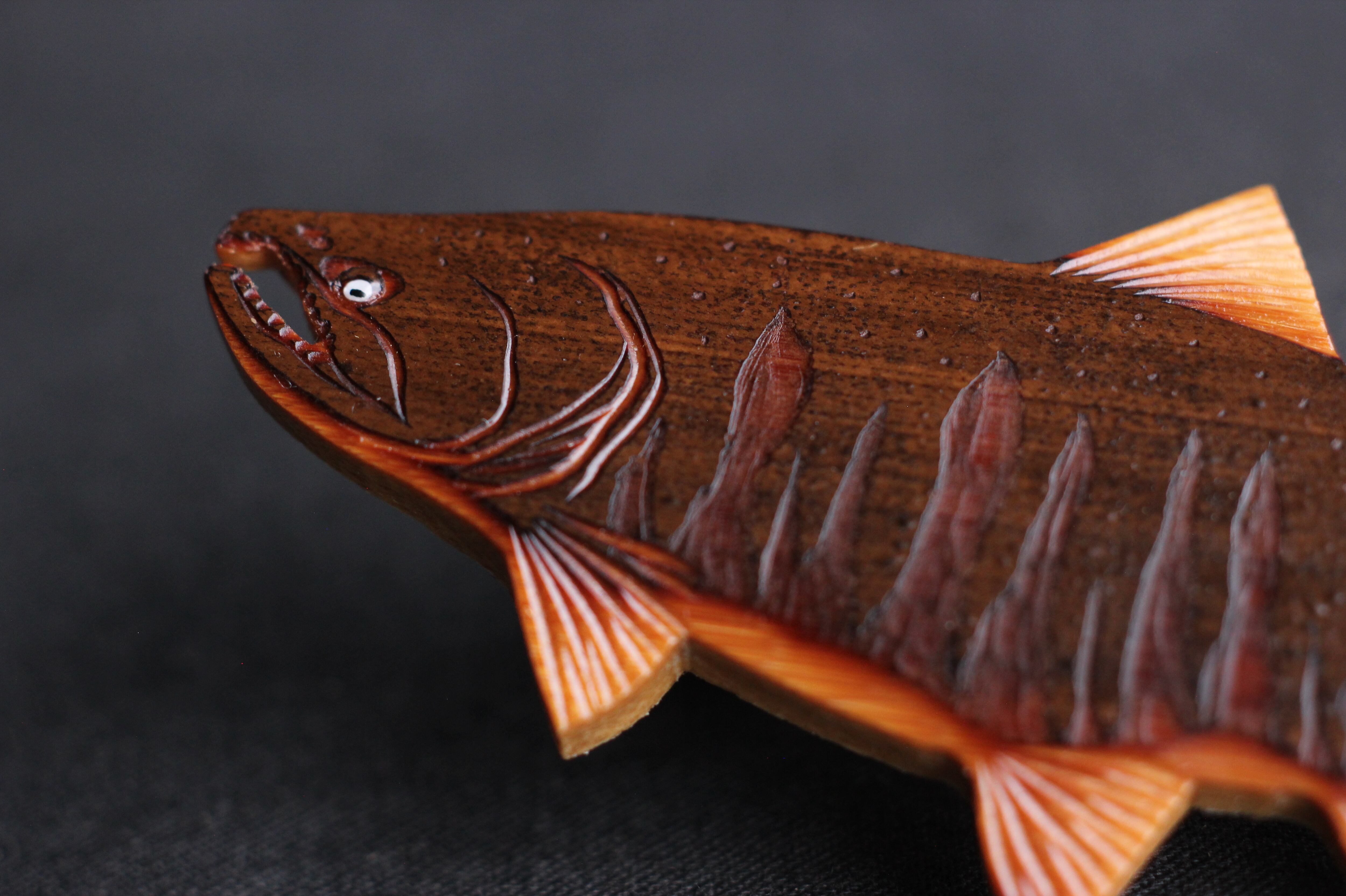 プレミアムサクラ】トラウトブローチ | Riverline