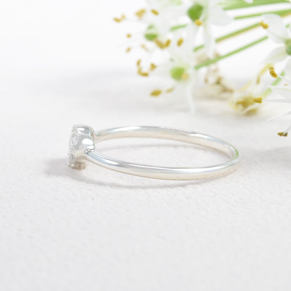 大人ハート リング SV925 シルバー CG072CIBS | kyfactory