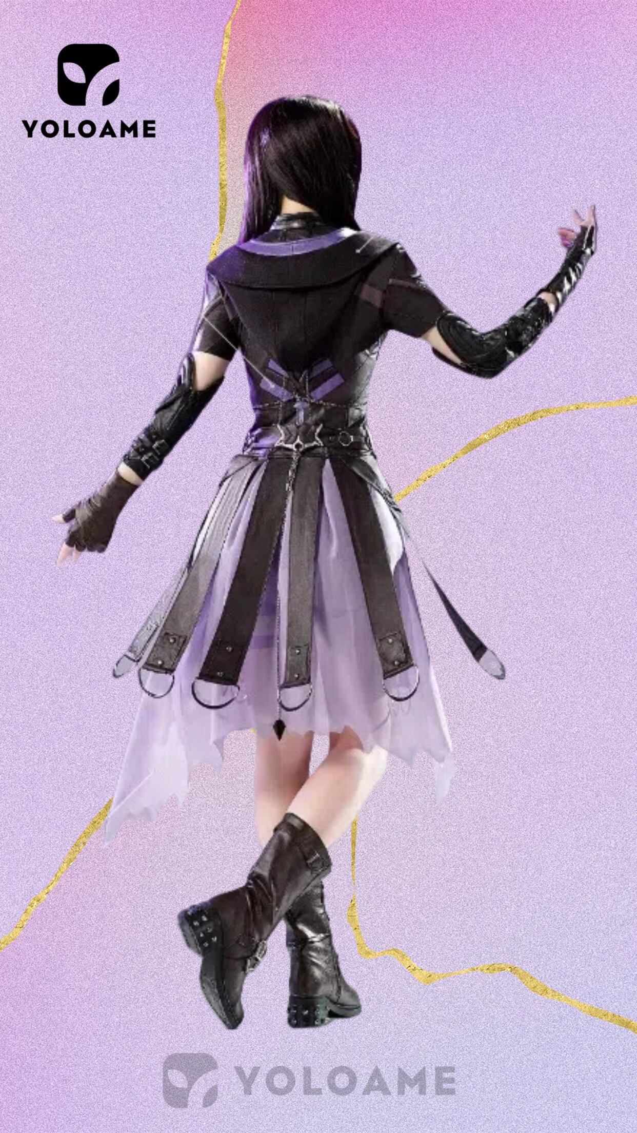 恋と深空 主人公 闇夜の潜行戦闘セット コスプレ衣装【三分妄想 1