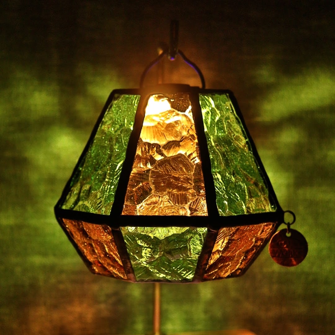 galaworksランタンシェード ステンドガラス