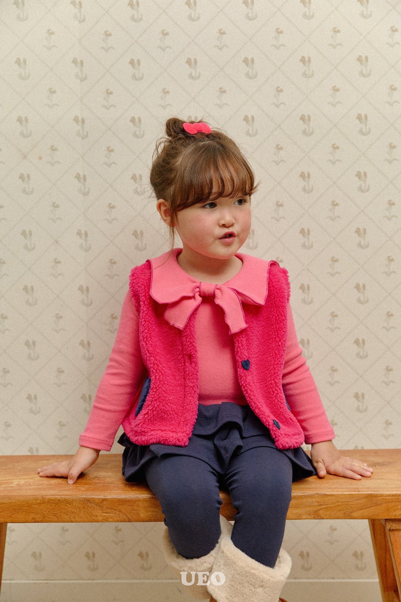 UEO［取寄］mozzi ribbon tee 26winter