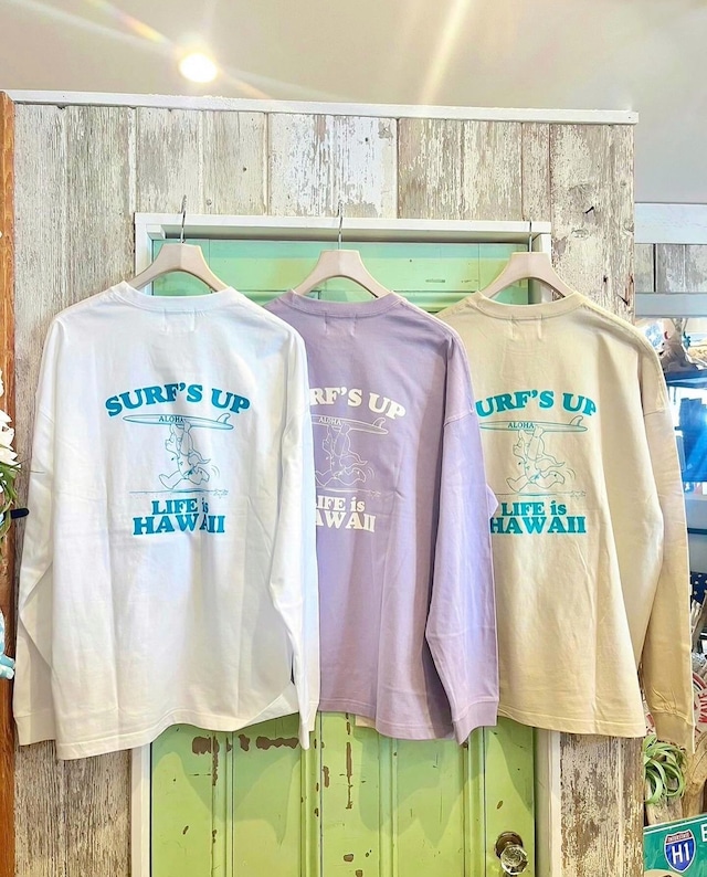 限定！LIFE is × MAPUAコラボsurf's upロンT ¥5,990+tax(¥6,589)