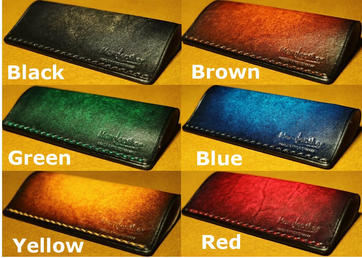 手染めブルーグラデのシザーケース ブルーメンシュトラウス｜シザーケース専門店