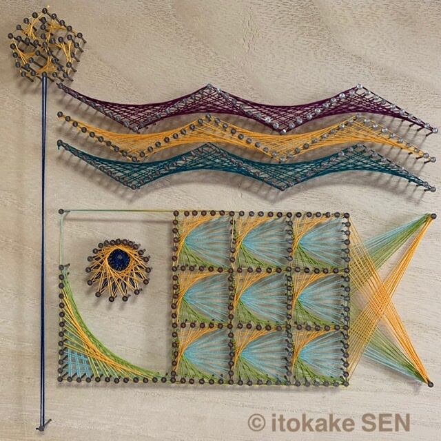 糸かけ型紙『こいのぼり』 | itokake SEN