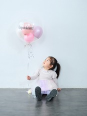 BUBBLE BALLOON sizeM ニュアンスカラー ピンク