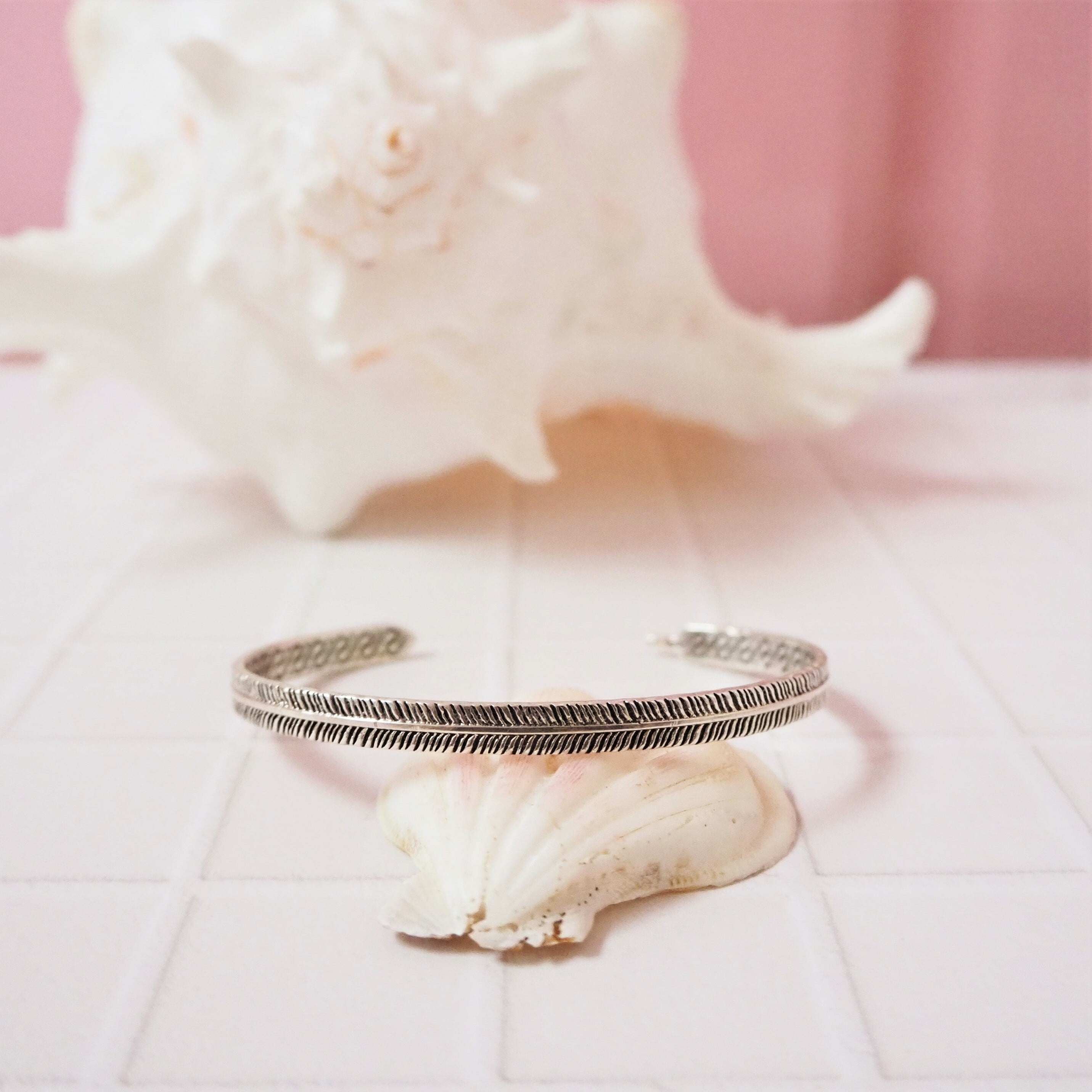 Feather Bangle Large【SILVER925】 18380437