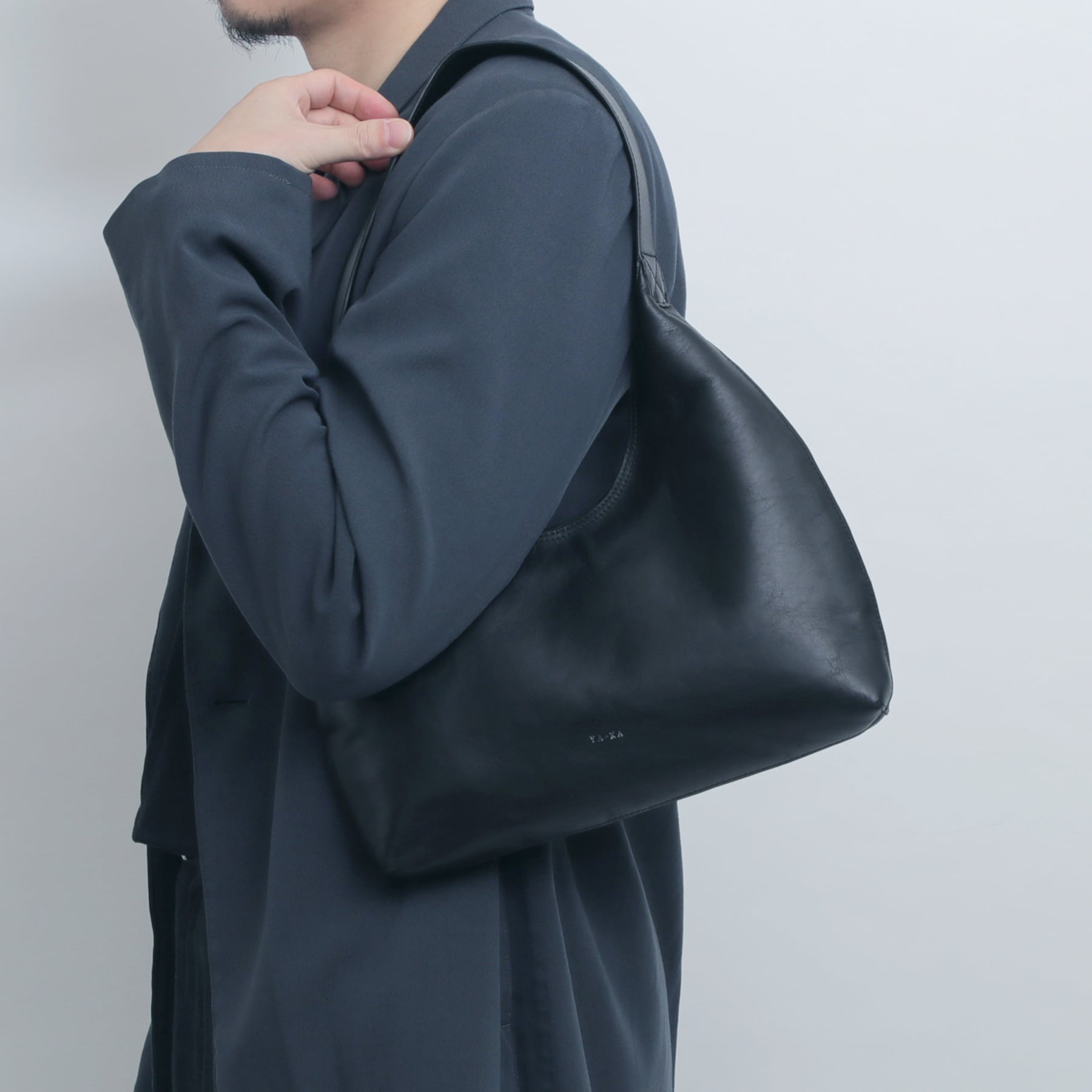 real leather round design one handle bag [wam3] / Y2401FRB27