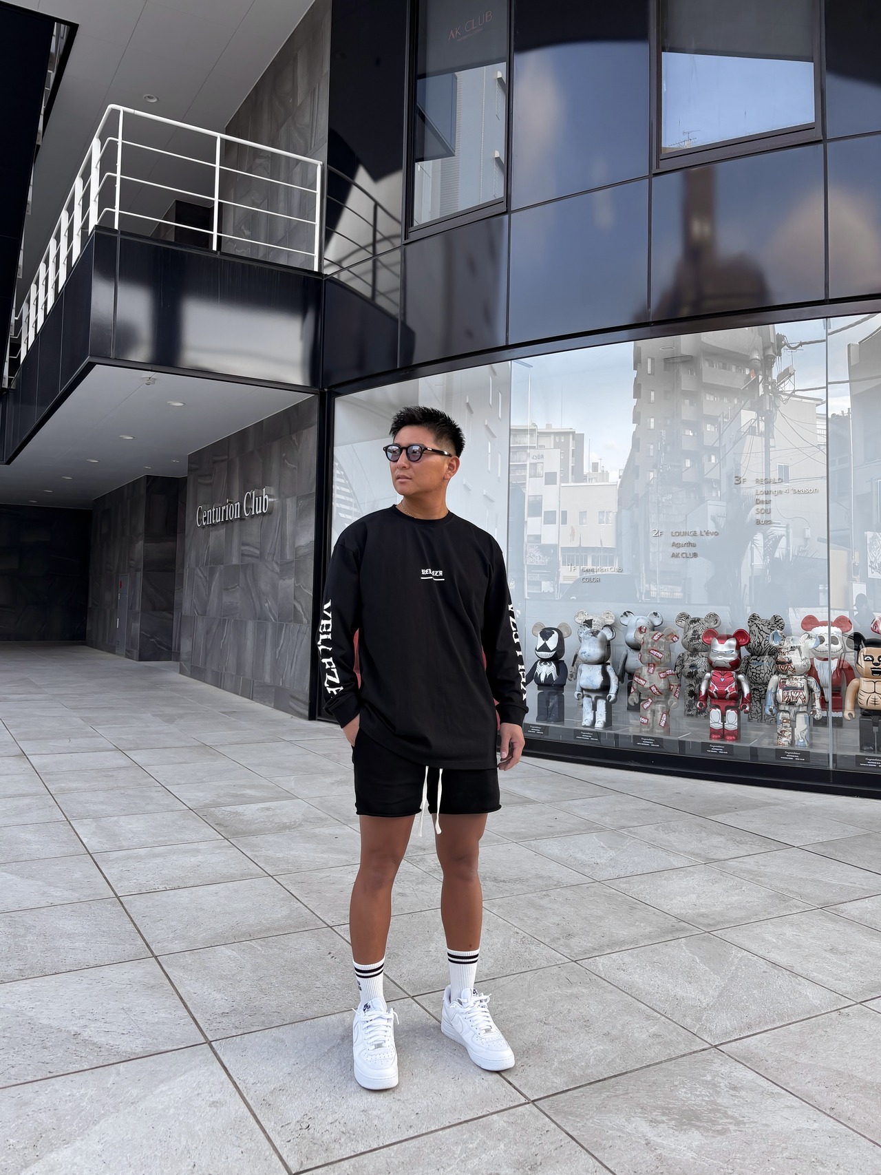 ドロップショルダーロングTシャツ