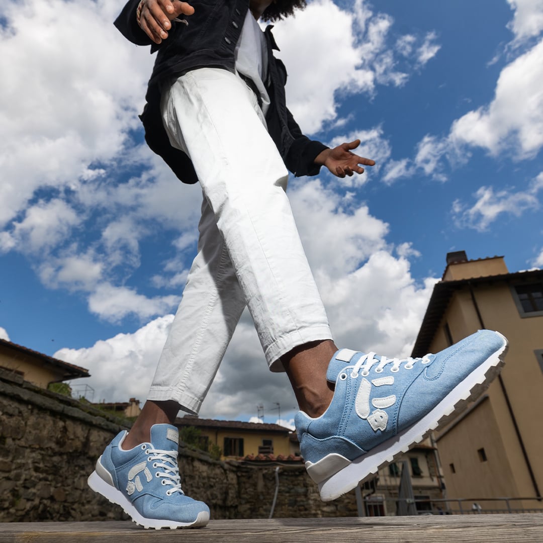 via SANGACIO にゅ〜ず DENIM SKY BLUE-