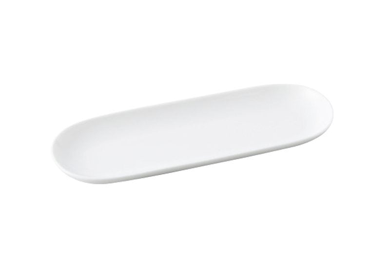 オバール 27cm 長丸皿【全2色・白黒】oval 楕円の器 | 食器の オバール 27cm 長丸皿【全2色・白黒】oval 楕円の器 | 食器の