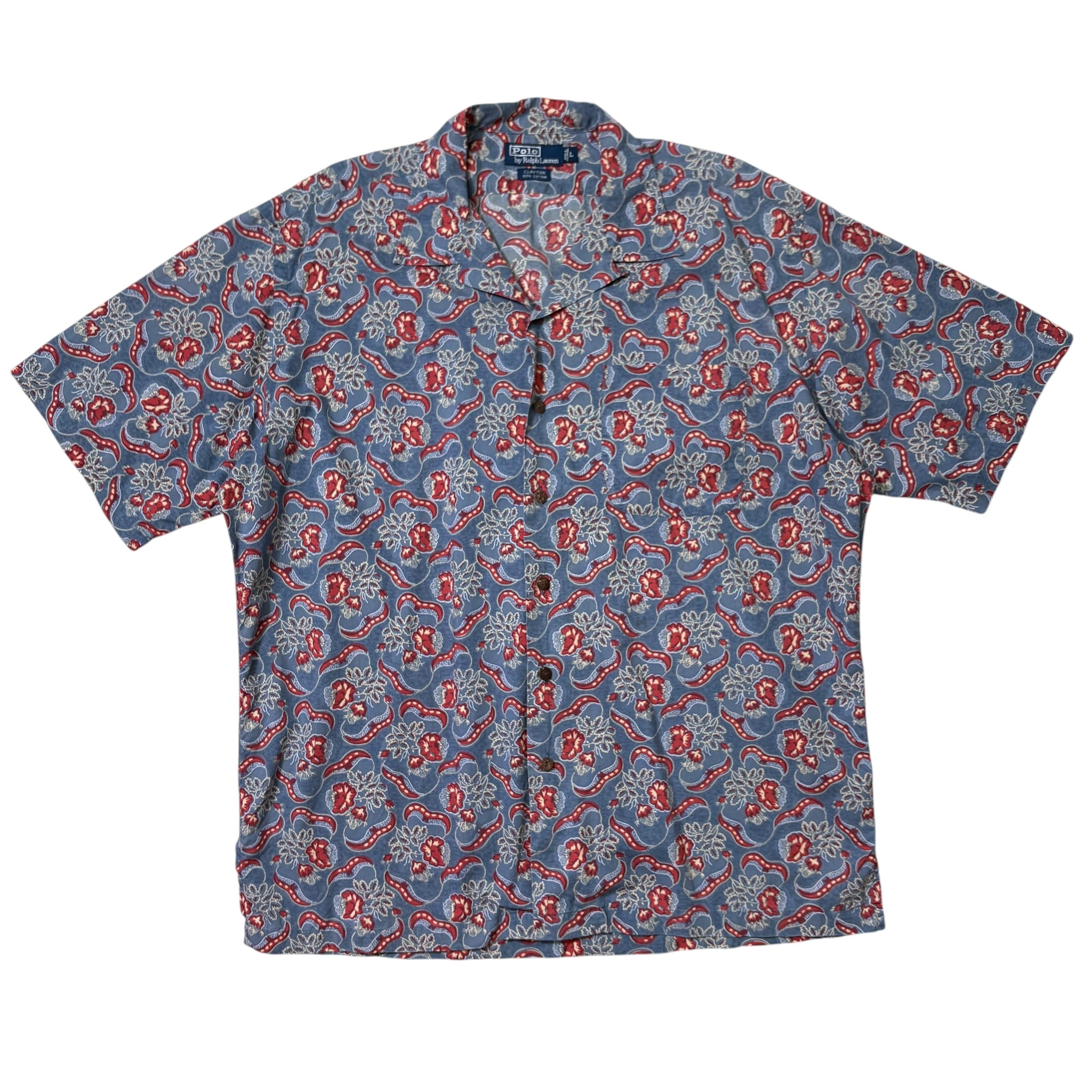 Nigel Cabourn / OPEN COLLAR SHIRT - GUJARAT PRINT (ナイジェル