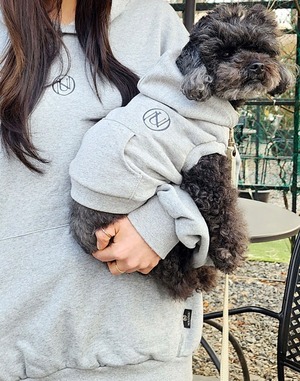 即納【nounnou】Logo Hoodie Light(sleeveless)／わんちゃん用
