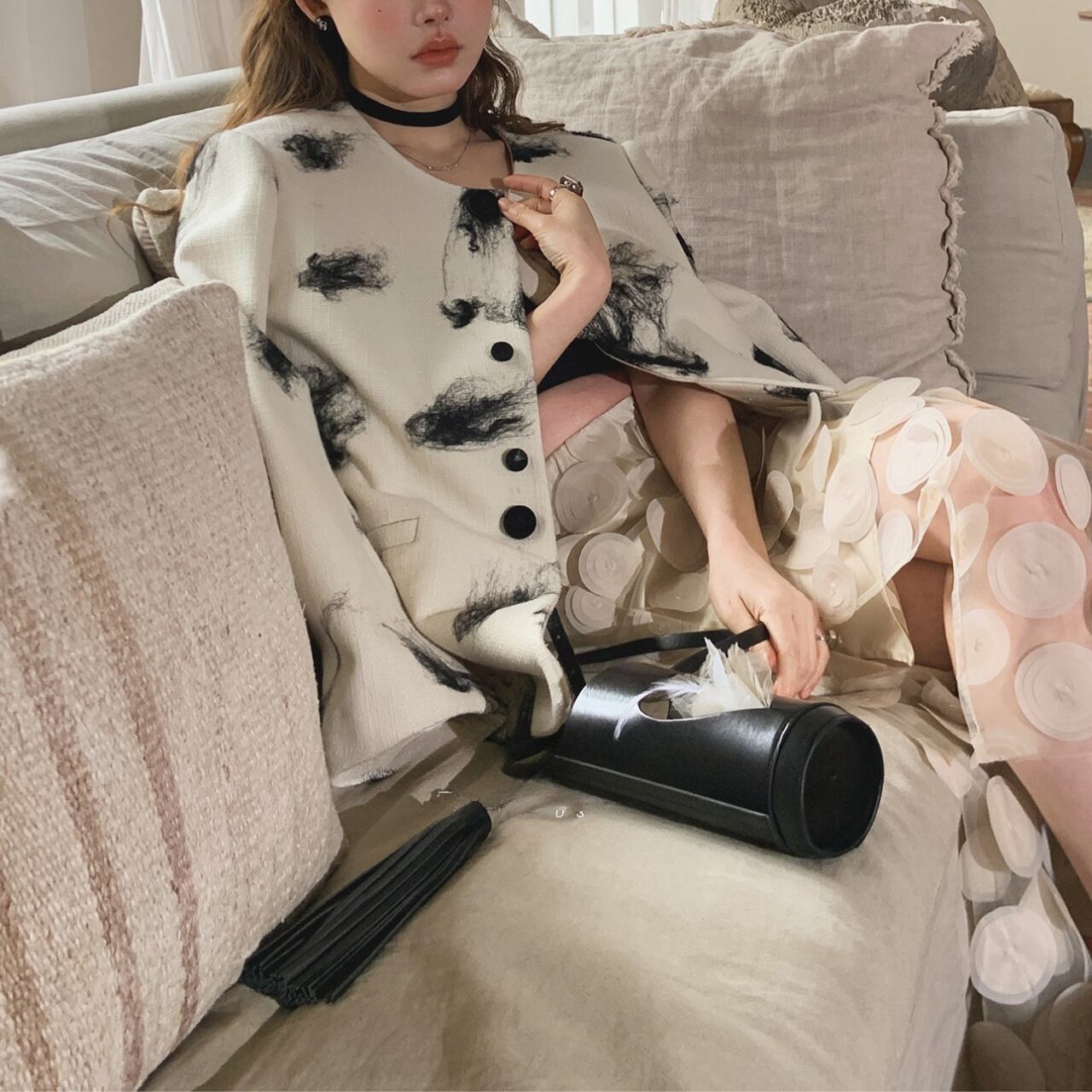 エンボスジャカード ジャケット A43