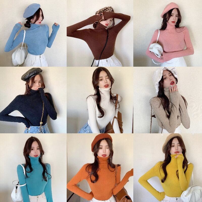 ニットセーター ブラックシャツ オータムウィンタートップス 秋物 冬物 ブラックストロベリース90301460457