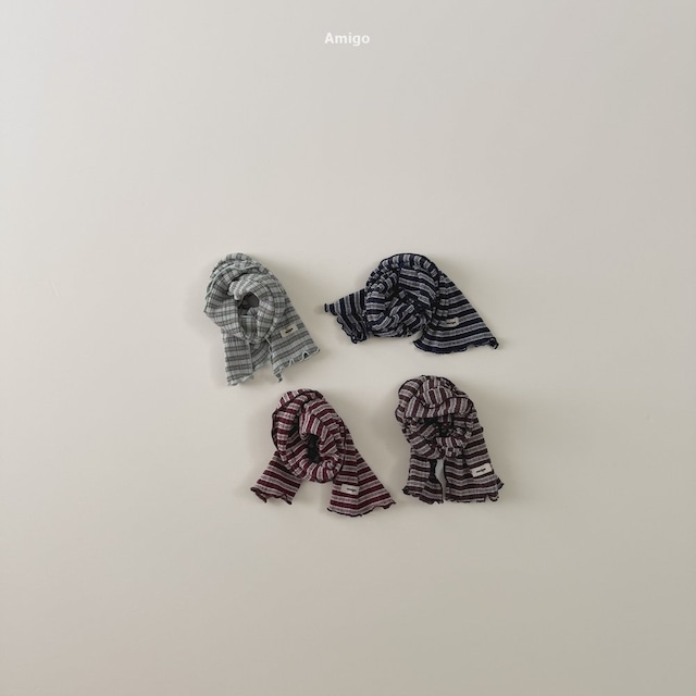 【取寄】amigo|barcode muffler|バーコードマフラー|FREE|kids|26 autumn