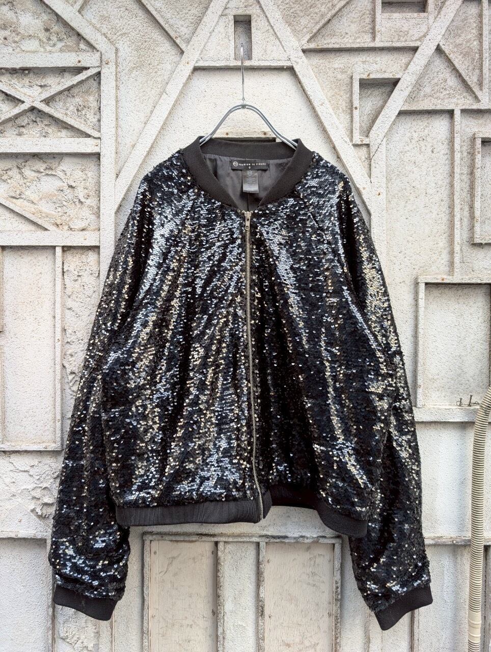 "FASHION TO FIGURE" sequins blouson