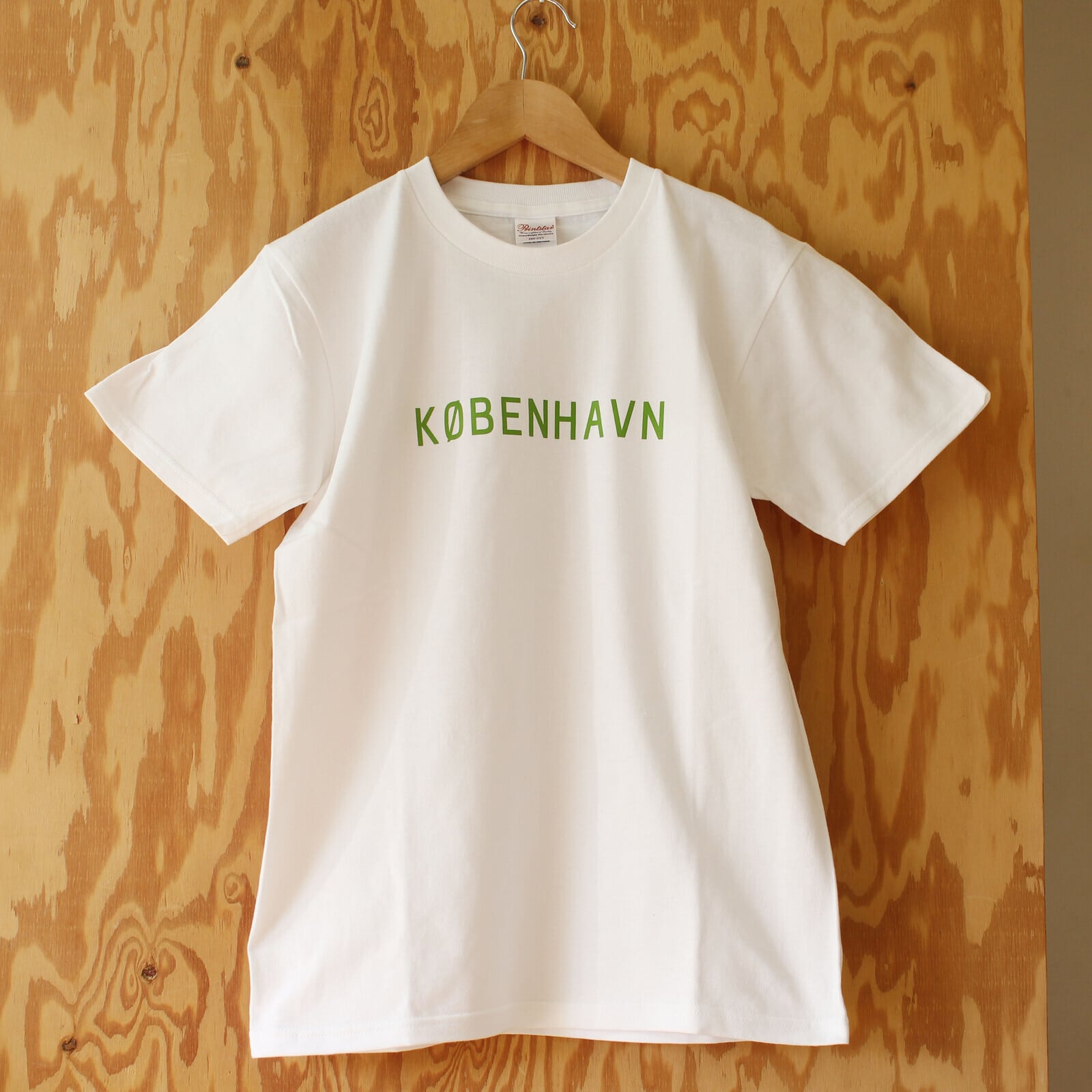 【Scandinavian cafe】KOBENHAVN T-shirt (white/navy)