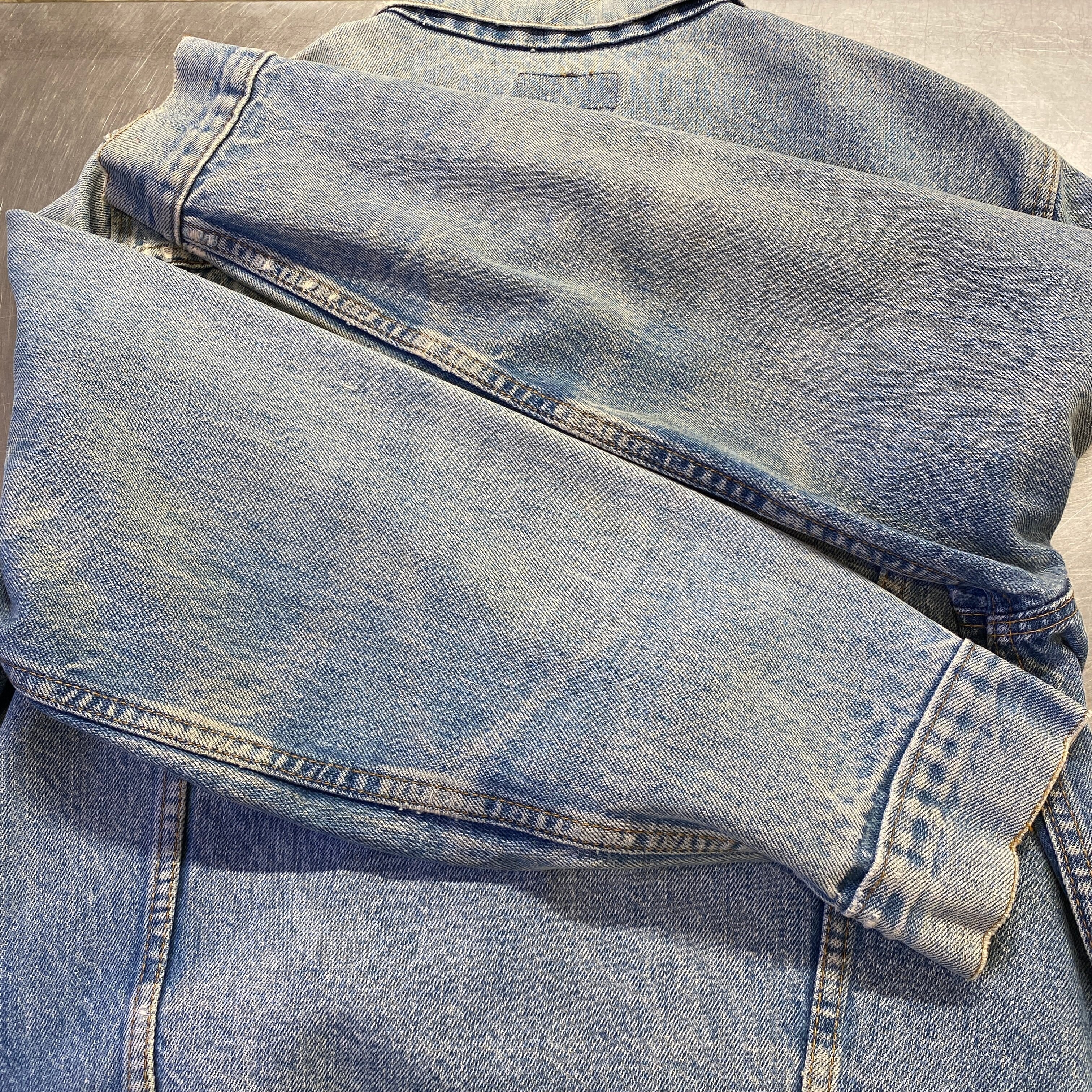 Ⓚ1980s LEVI'S 70505 DENIM JACKET ”TASMANIAN DEVIL” HAND PAINT