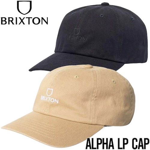 ストラップキャップ 帽子 BRIXTON ブリクストン ALPHA LP CAP 10731 日本代理店正規品BLK