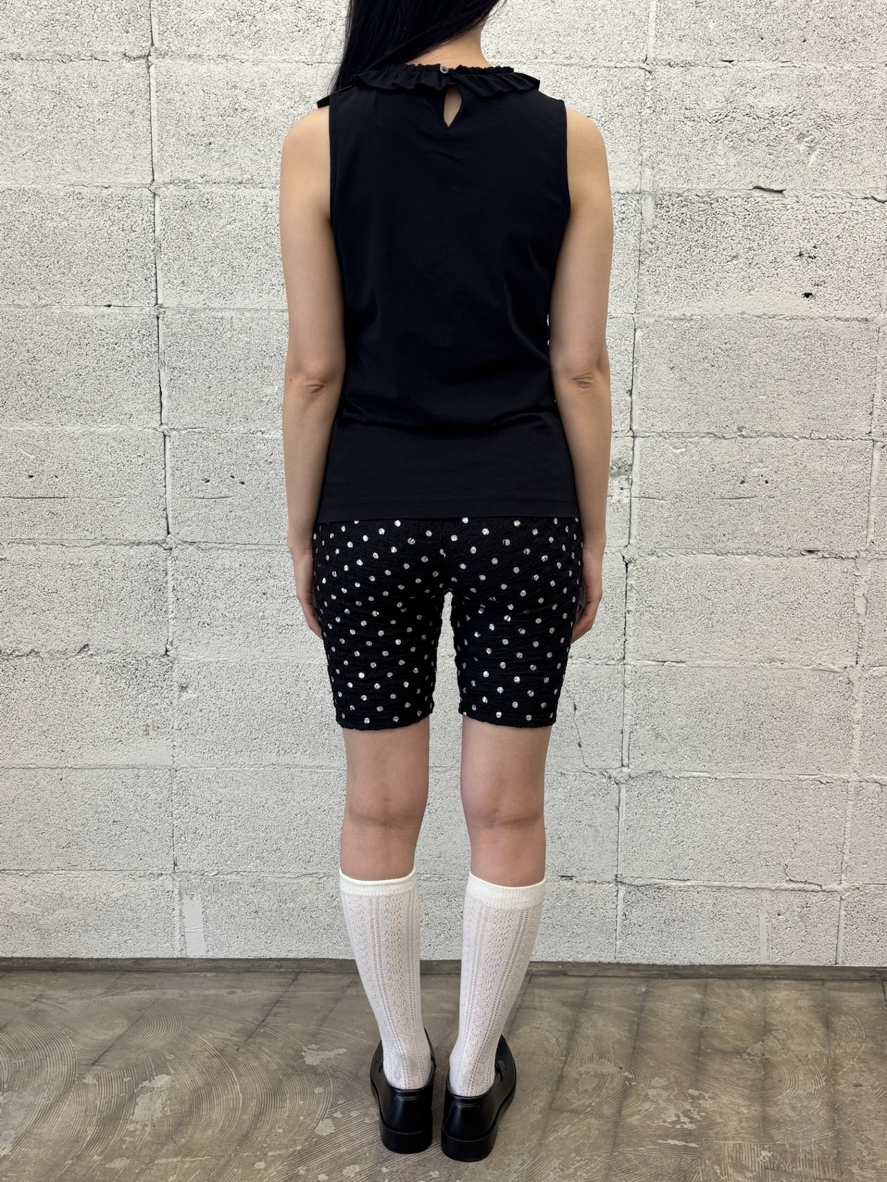 WILD THINGS frilled tank top