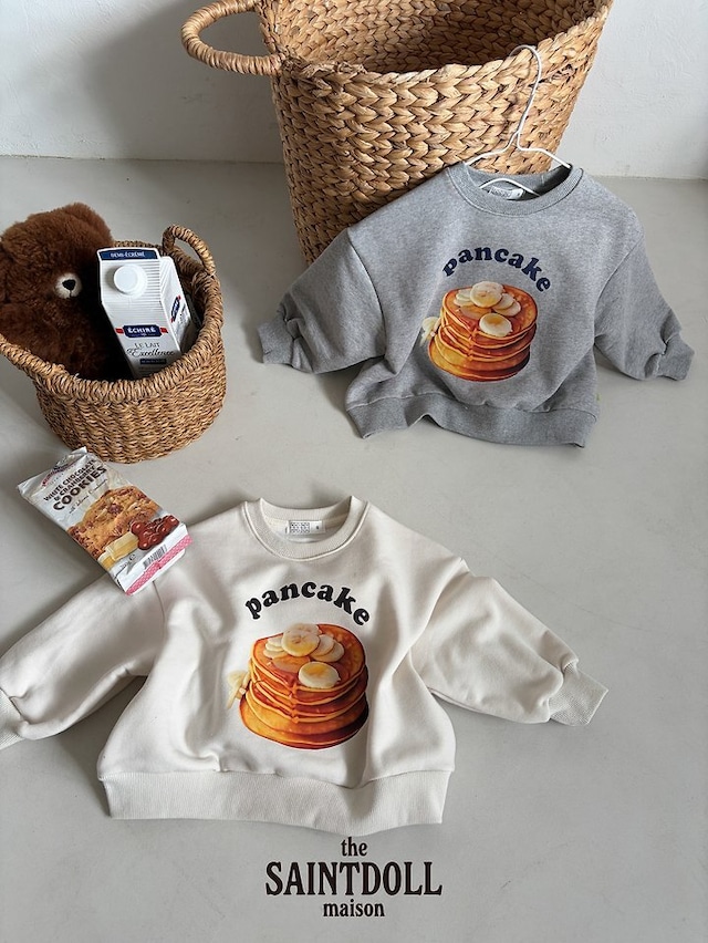 【取寄】saint doll｜pancake sweatshirt｜パンケーキスウェット｜S-JL｜kids&jr｜26 autumn