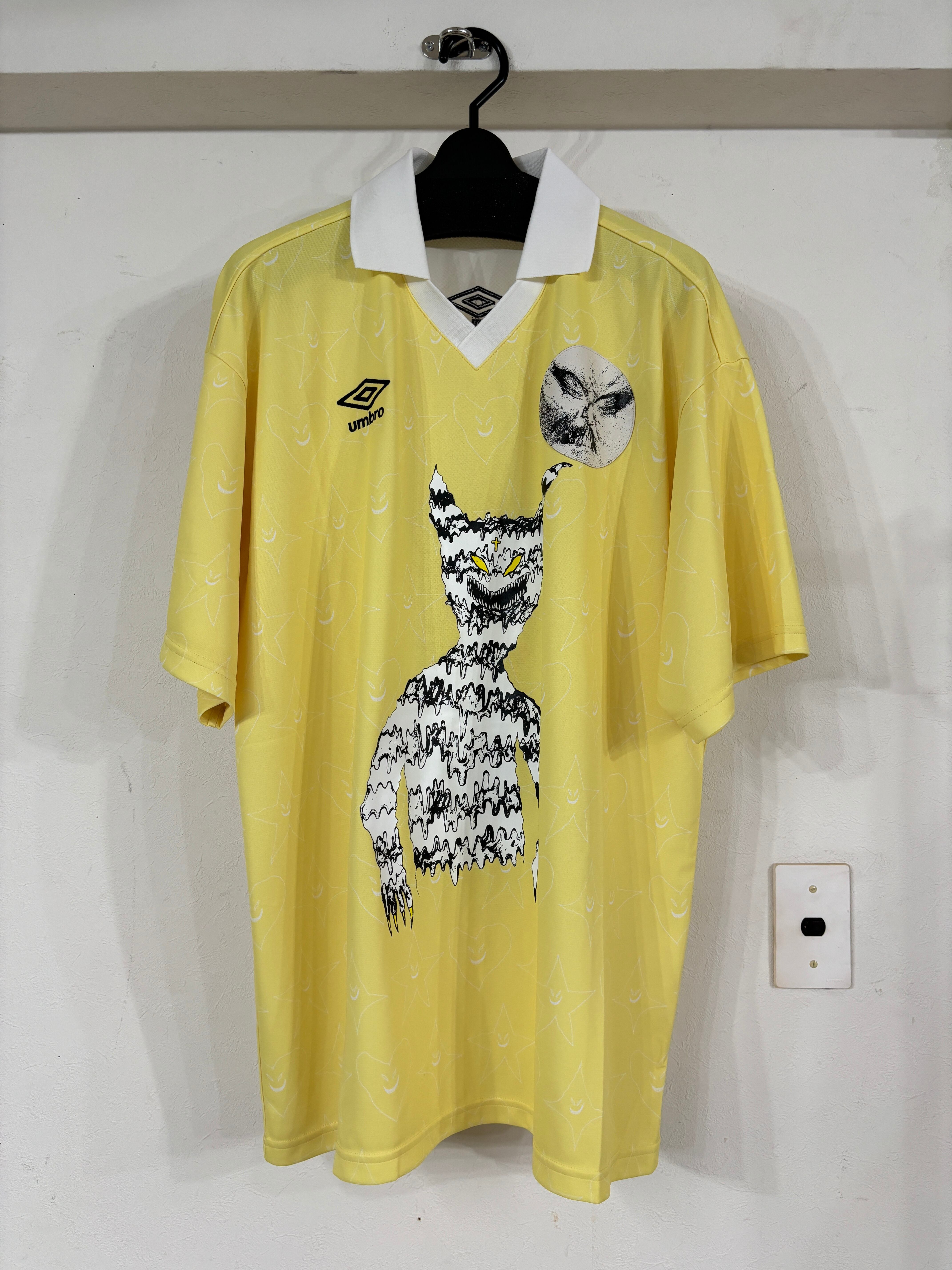25SS】KIDILL GAME SHIRT UMBRO COLLABORATION BUDGE WILL BE BLACK ON